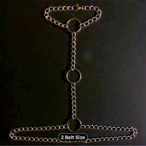 Punk Geometric Body Chain Belt